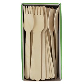 Drewniany Widelec Eco 16cm (1200 Units)