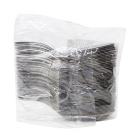 Łyżeczka Plastikowa na Sosy Srebrna 10 cm (50 Sztuk)