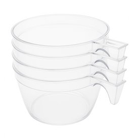 Filiżanka Wielokrotnego Użytku Przezroczysta "Cup" PS 90ml (50 Sztuk)