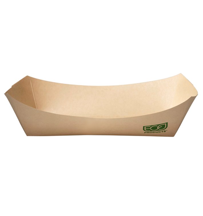 Tacka Papierowa Kraft 350ml 10,6x7,3x4,5cm (125 Sztuk) Tacka Papierowa Kraft 350ml 10,6x7,3x4,5cm (125 Sztuk)