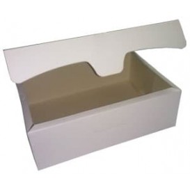 Pudełka Cukiernicze Kartonowe 25,8x18,9x8cm 2Kg Białe (25 Sztuk)