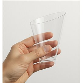 Wysoki Fingerfood Kubek PS Przezroczysty 195 ml (100 Sztuk) 