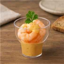 Miseczka na Przekąski Fingerfood Wielokrotnego Użytku "Tulipan" PS 65ml (20 Sztuk) 