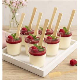 Bambusowa Łyżka do Lodu 9cm (100 Sztuk)