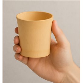 Kubek Wielokrotnego Użytku Narturalny Bambusowy Fingerfood 8,4x9,2x9cm (2 Units)