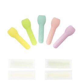 Łopatka do Lodów Papierowe Pakowane Multikolor 'Tutti Frutti' 9cm (2.000 Sztuk)