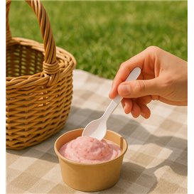 Łyżeczka Deserowa do Kawy z Papieru 11.5cm (50 Sztuk)