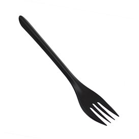 Widelec Wielokrotnego Użytku z PP Czarny 17,5cm (1.000 Sztuk)