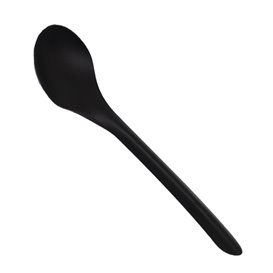 Łyżeczka Wielokrotnego Użytku z PP Czarna 12,4cm (25 Sztuk)