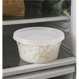 Pojemnik Plastikowy PP z Pokrywka Przezroczysty “Deli Range” 360ml (40 Sztuk)
