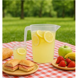 Przezroczysty Dzbanek PP 1.000ml (10 Sztuk)