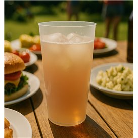 Plastikowy Kubek PP Caipirinha Przezroczysty Wielokrotnego Użytku i Niezniszczalny Koktajlowy 470ml (525 Sztuk)
