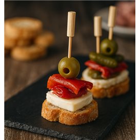 Fingerfood patyczki wykałaczki do Szaszłyków 7cm (100 Units)