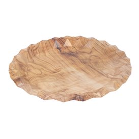 Talerz Papierowy Kraft “Flower” Ø23cm 245g/m² (600 Sztuk)