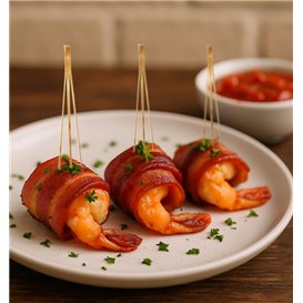 Fingerfood patyczki wykałaczki „Trident” 9cm w pudełku (100 Units)