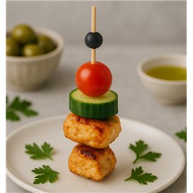 Fingerfood patyczki wykałaczki Dekoracyjne Czarny 12,5cm w pudełku (100 Sztuk)