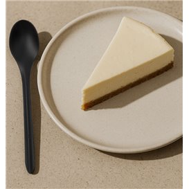 Łyżeczka Wielokrotnego Użytku z PP Czarna 12,4cm (1.000 Sztuk)