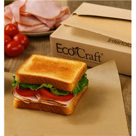 Papier Tłuszczoszczelny Kraft w Dozowniku 37,5x27cm (500 Sztuk)