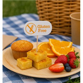 Patyczki do przekąsek "Gluten Free" 8 cm (100 Sztuk)
