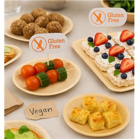Patyczki do przekąsek "Gluten Free" 8 cm (100 Sztuk)