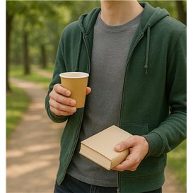 Kubki Papierowe 9Oz/290ml Kraft Ø8,0cm (1.000 Sztuk)