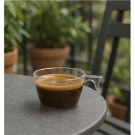Filiżanka Wielokrotnego Użytku Przezroczysta "Cup" PS 90ml (900 Sztuk)