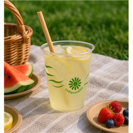Kubek Biodegradowalny Przezroczyste "Green Spirit" PLA 250ml (1250 Sztuk)