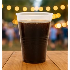 Kubek Plastikowy Wielokrotnego Użytku Przezroczysty 1000ml/1L (500 Sztuk)