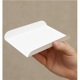 Tacki Papierowe Białe na Gofry 13,5x10cm (1500 Sztuk)