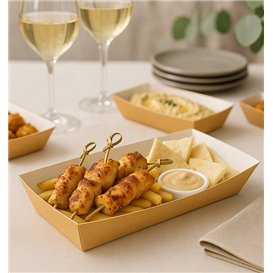 Tacka na Hot-Dog Kraft 17x5,5x3,8cm (25 Sztuk)