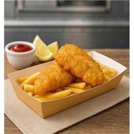 Tacka na Hot-Dog Kraft 17x5,5x3,8cm (25 Sztuk)