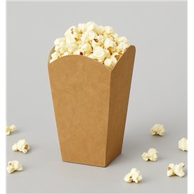 Pudełko na Popcorn Duży Kraft 150g 8,7x13x20,3cm (250 Sztuk)
