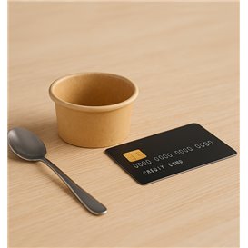 Pojemnik Papierowy na Sosy Kraft 75mll Ø7,3cm (1.000 sztuk)
