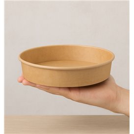 Pojemnik Papierowy Kraft-Kraft na Sałatkę 950ml Ø18,5cm (50 Sztuk)