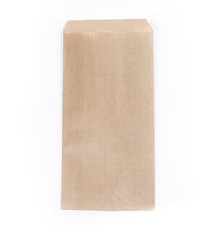 Etui na Sztućce Papier Prążkowany Kraft 11x24cm (100 Sztuk) Etui na Sztućce Papier Prążkowany Kraft 11x24cm (100 Sztuk)
