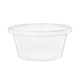 Pojemnik na Sosy PP Przezroczysty z pokrywką 60ml (1.000 Sztuk)