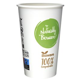 Kubek Papierowy i PLA Bioware® 18Oz/540ml Ø9,0cm (50 Sztuk)