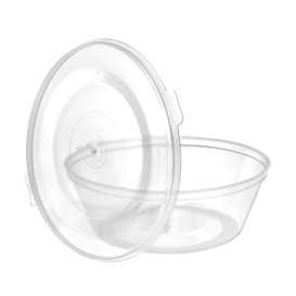 Pojemnik PP na Sos Okrągły z Pokrywka Połączona 6Oz/180ml (1.000 Sztuk)
