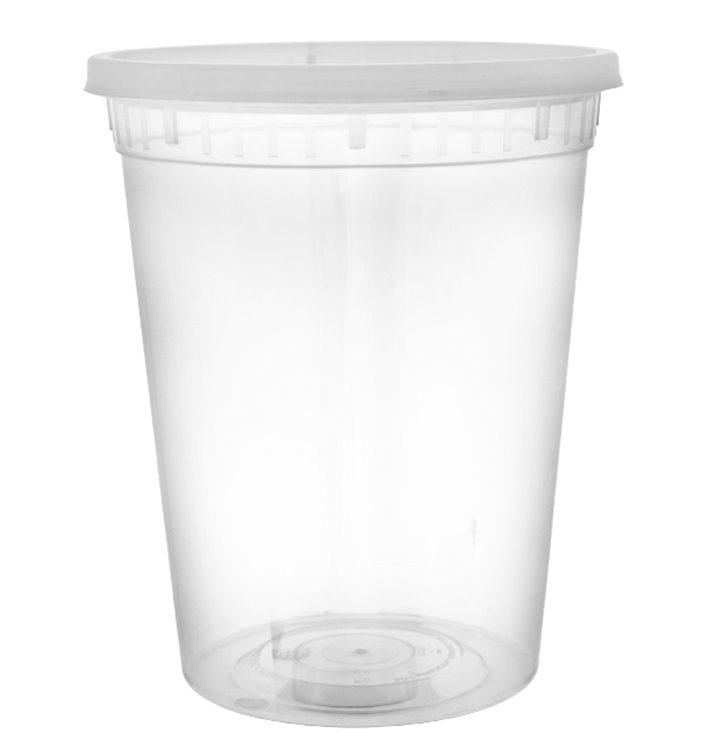 Pojemnik Plastikowy PP z Pokrywka Przezroczysty “Deli Range” 920ml (40 Sztuk) Pojemnik Plastikowy PP z Pokrywka Przezroczysty “Deli Range” 920ml (40 Sztuk)