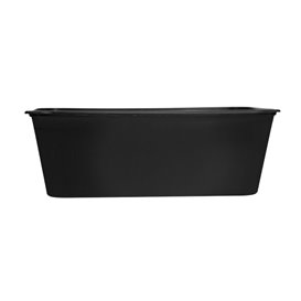 Pojemnik Plastikowy Prostokątny Czarny PP 750ml 17,6x12,4x6cm (500 Sztuk)