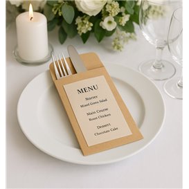 Etui na Sztućce Kraft 11x24cm (1.000 Sztuk)