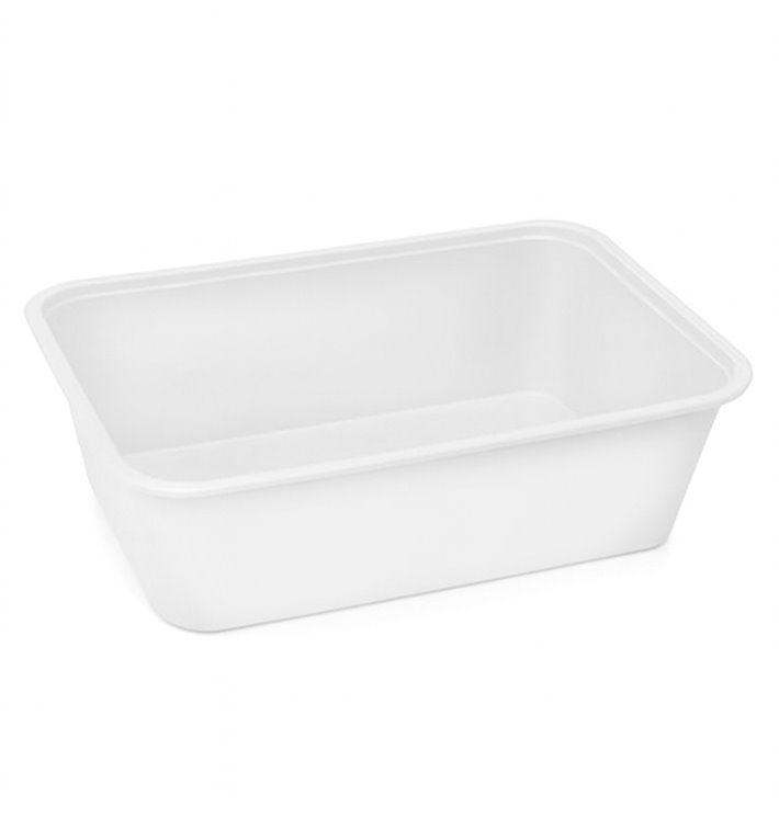 Pojemnik Plastikowy Prostokątny Biały PP 750ml 17x11,5x6,4cm (25 Sztuk) Pojemnik Plastikowy Prostokątny Biały PP 750ml 17x11,5x6,4cm (25 Sztuk)