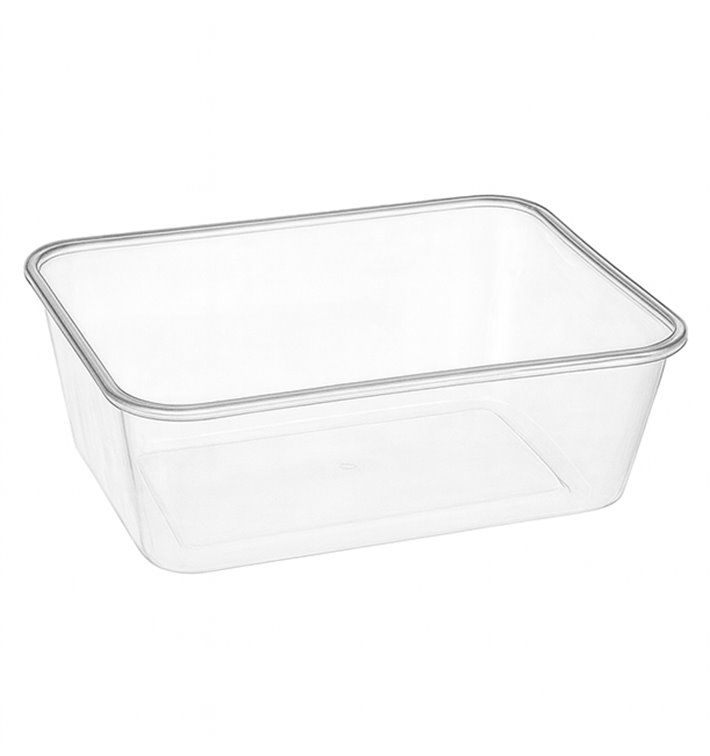 Pojemnik Plastikowy Prostokątny Przezroczysty PP 750ml 17,4x11,6x5,5cm (500 Sztuk)