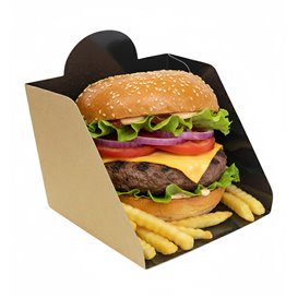 Kartonowa Łopatka do Hamburgerów 12x12x10cm (25 Sztuk)