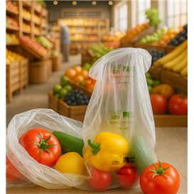 Torby Plastikowej w Bloku Kompostowalny 30x40cm G50 (300 Sztuk)