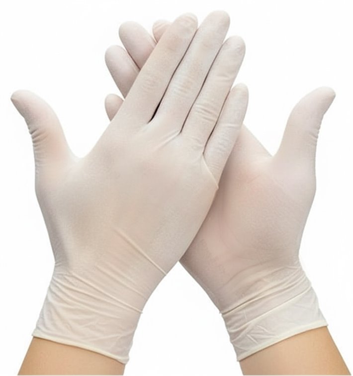 Rękawiczki Lateksowe Bezpudrowe Białe Rozmiar XL (100 Sztuk) Rękawiczki Lateksowe Bezpudrowe Białe Rozmiar XL (100 Sztuk)