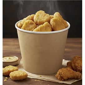 Kubełek Papierowy Kraft 3990ml (100 Sztuk)