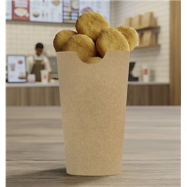 Pudełka Kraft na Frytki Tłuszczoodporna 16Oz/480ml (1000 Sztuk)