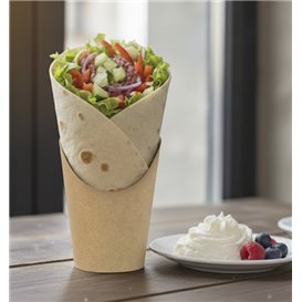 Pudełko Kraft na Frytki i Wraps Ø8,1x11,5cm (1.320 Sztuk)