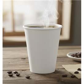 Kubek Papierowy Biały 9Oz/280ml Ø8,0cm (50 Sztuk)